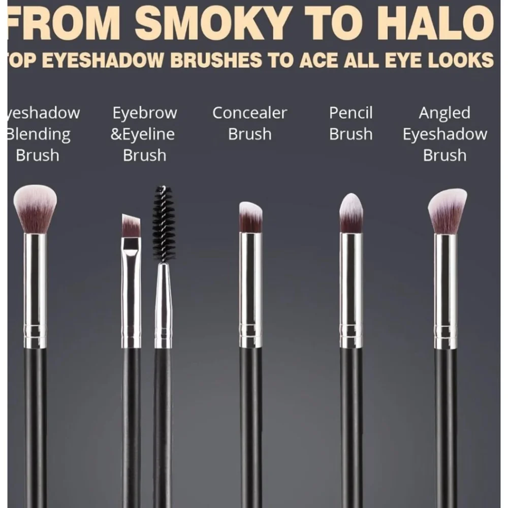 Makeup Brush 10-Pc Set with Blending Sponges